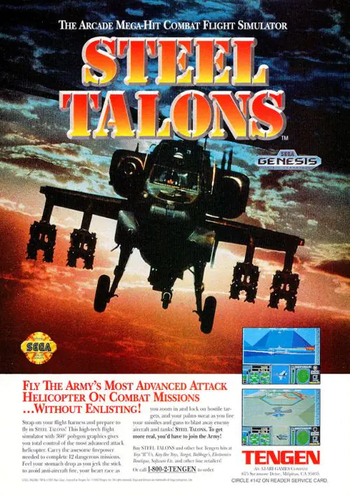 Steel Talons (UJE) (Nov 1992) [b1] ROM download